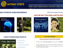Tablet Screenshot of hypnosteps.com
